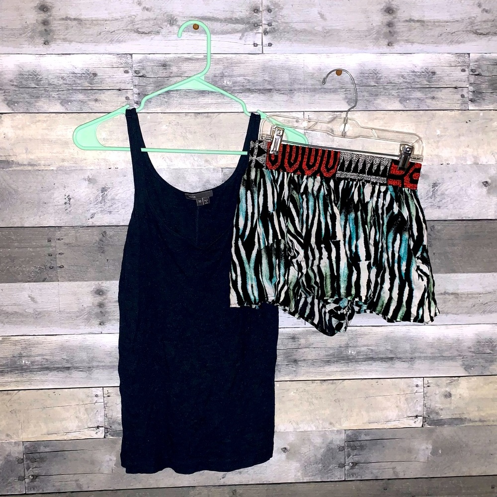 Bloomingdales tank + shorts set size XS